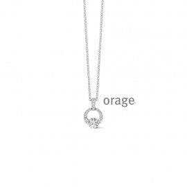 Collier argent orage K3169