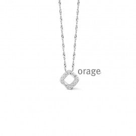 Collier argent orage K3170