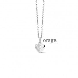 Collier argent orage K4737