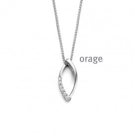 Collier argent Orage K4746
