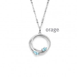 Collier argent Orage K4747