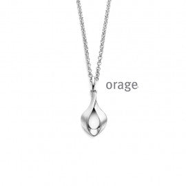 Collier argent Orage K4748