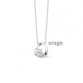 Collier argent orage K4789