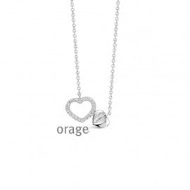 Collier argent orage K4791