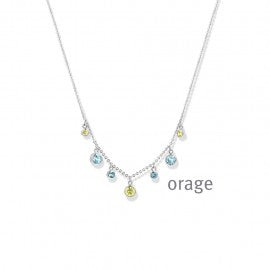 Collier argent Orage K4810