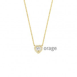 Collier plaqué or orage K6512
