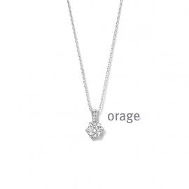 Collier argent Orage K6530