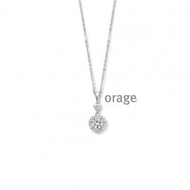 Collier argent orage K6821