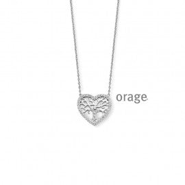 Collier argent orage K6823