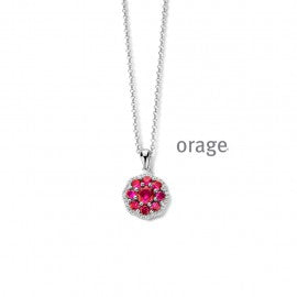 Collier argent Orage K8039