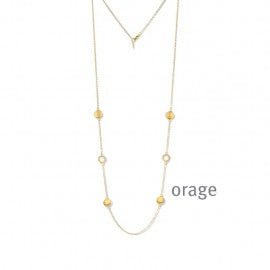 Collier Orage plaqué or K8725