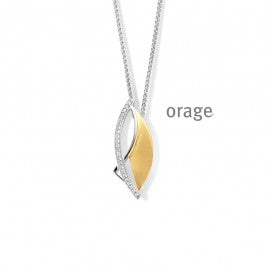 Collier bicolore Orage K9154