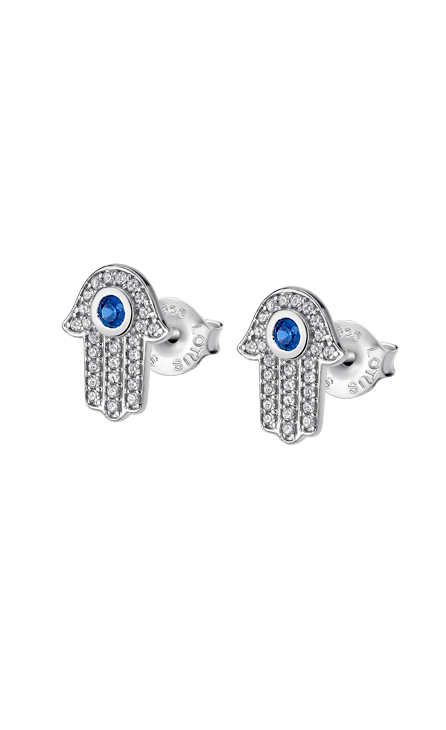 Boucle d'oreilles Lotus Argent