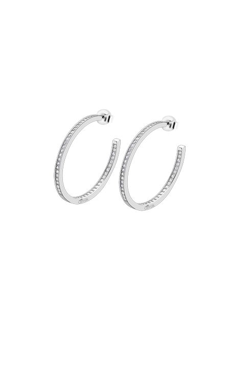 Boucle d'oreilles argent Lotus dame