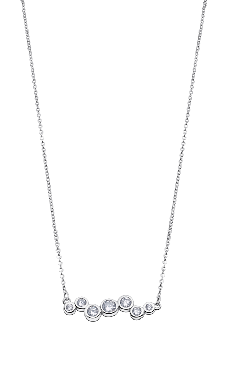 Collier Lotus argent