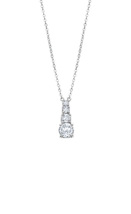 Collier Lotus argent