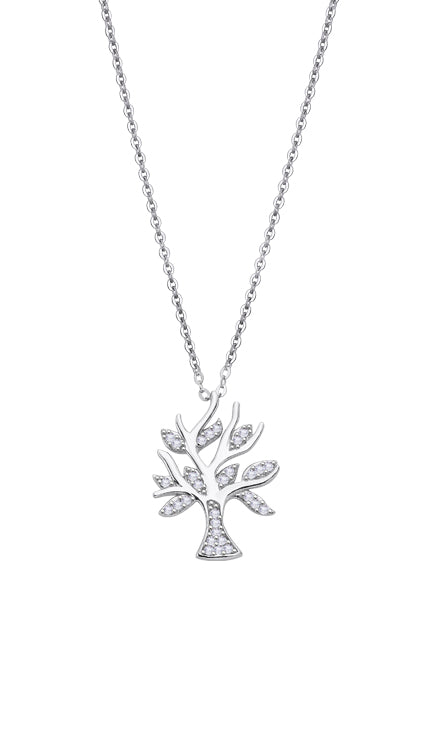 Collier argent Lotus dame