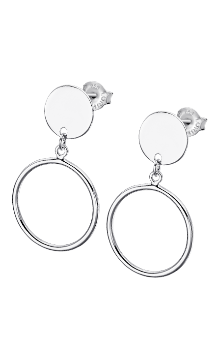 Boucle d'oreilles Lotus argent