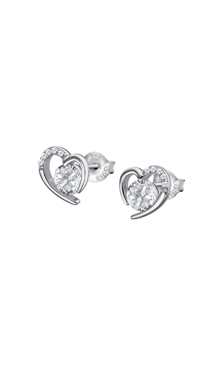 Boucle d'oreilles Lotus argent