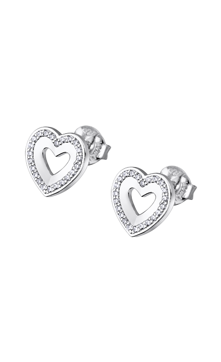 Boucle d'oreilles Lotus argent
