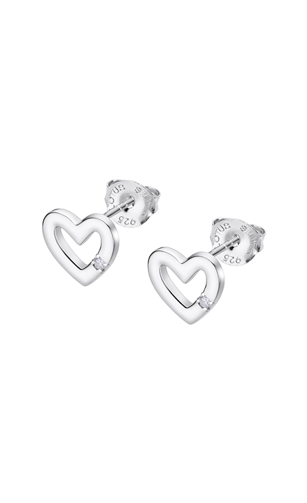 Boucle d'oreilles Lotus argent