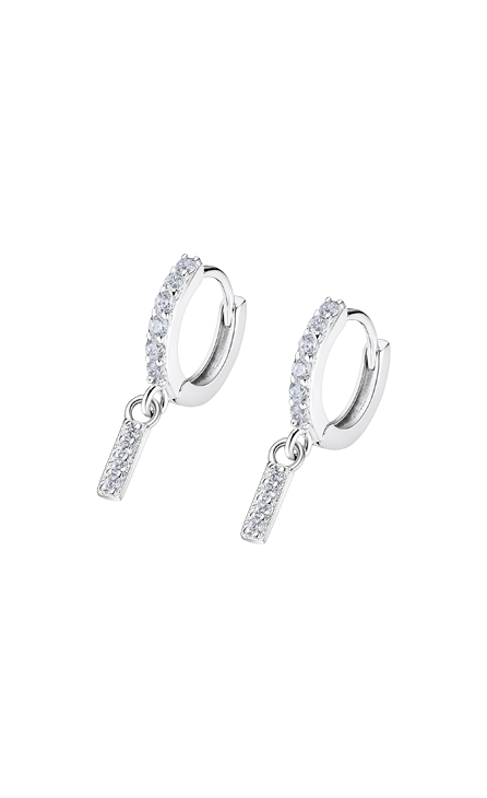 Boucle d'oreilles argent Lotus dame