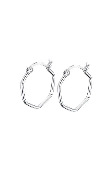 Boucle d'oreilles argent Lotus dame