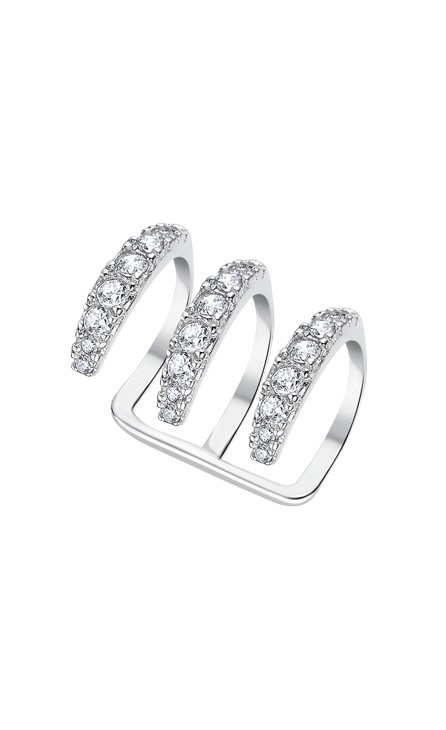Boucle d'oreilles Lotus argent