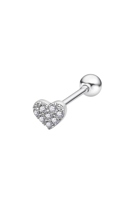 Boucle d'oreilles Lotus argent