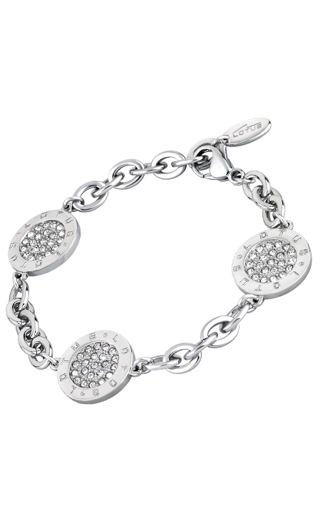 Bracelet acier Lotus dame
