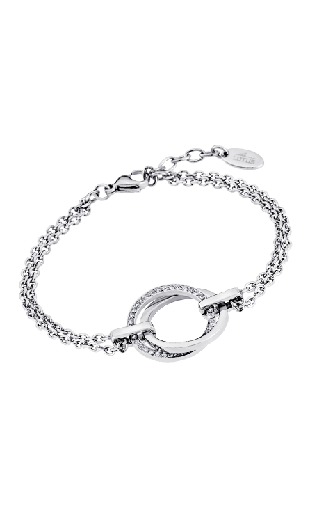 Bracelet acier Lotus dame