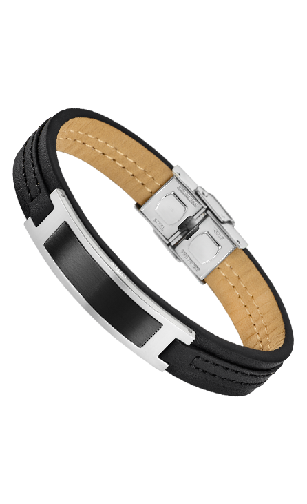 Bracelet cuir Lotus