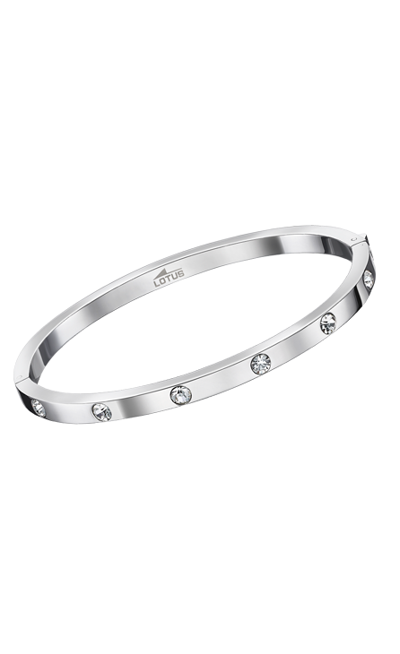 Bracelet acier Lotus dame