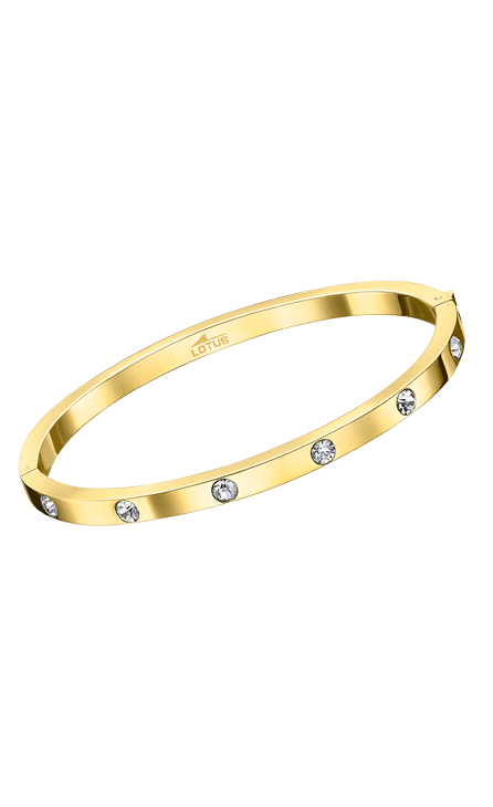 Bracelet acier Lotus dame