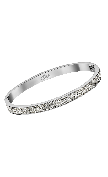 Bracelet acier Lotus dame