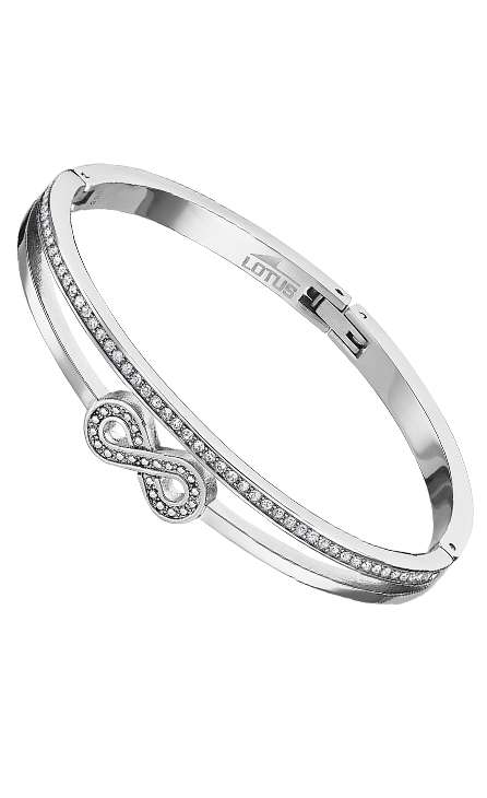 Bracelet acier Lotus dame