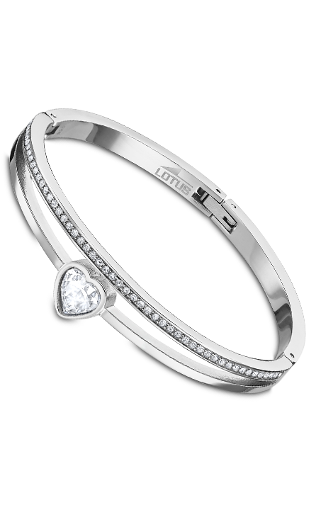 Bracelet acier Lotus Dame