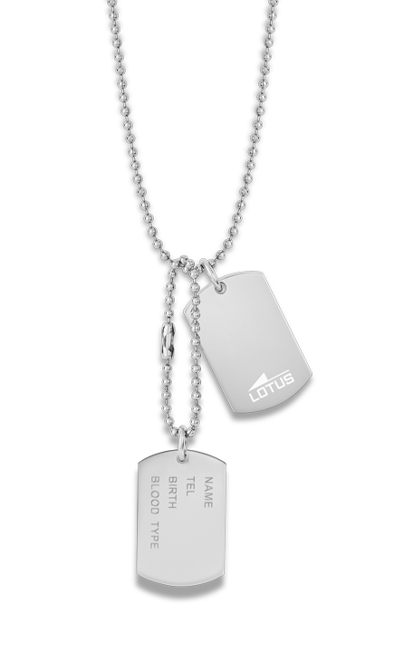 Collier Lotus homme