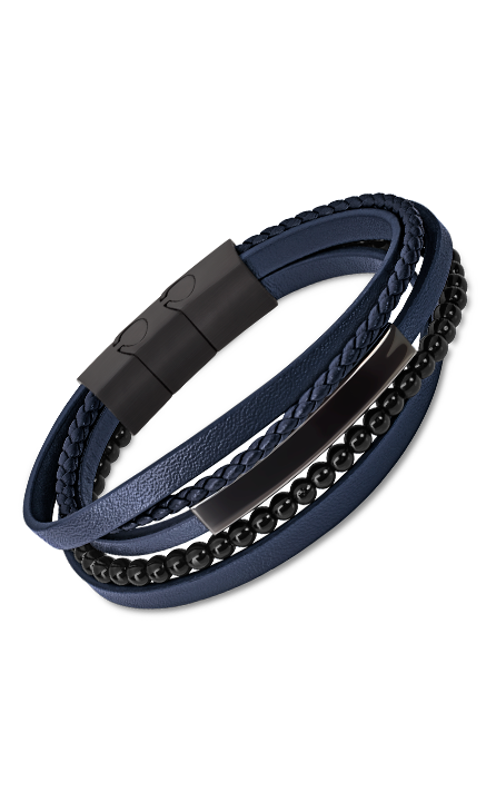 Bracelet cuir Lotus