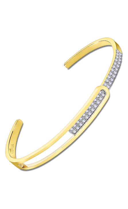 Bracelet acier Lotus Dame