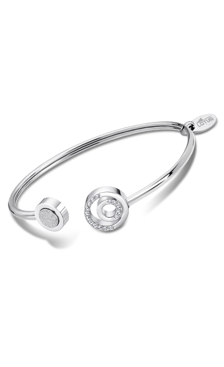 Bracelet acier Lotus dame