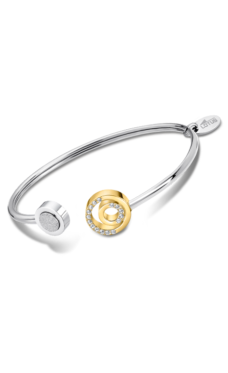 Bracelet acier Lotus dame