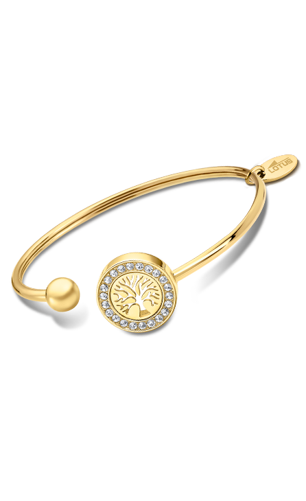 Bracelet acier Lotus dame