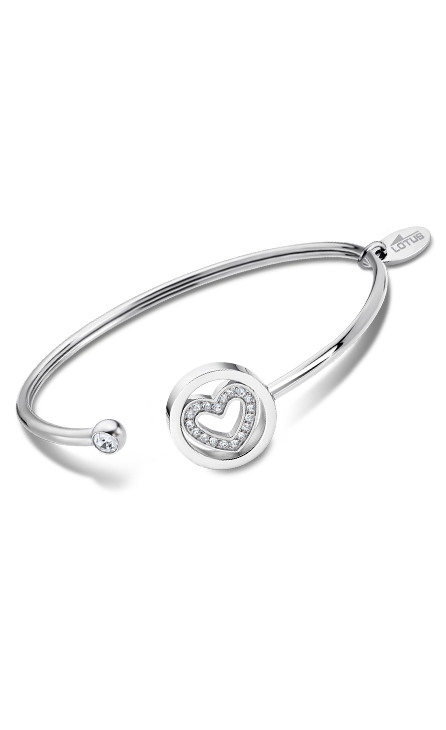 Bracelet acier Lotus dame