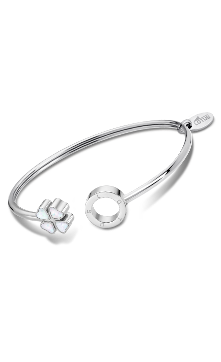 Bracelet acier Lotus dame
