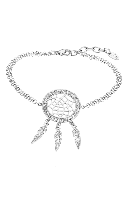 Bracelet acier Lotus dame