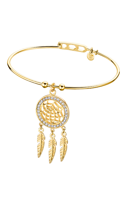 Bracelet acier lotus dame