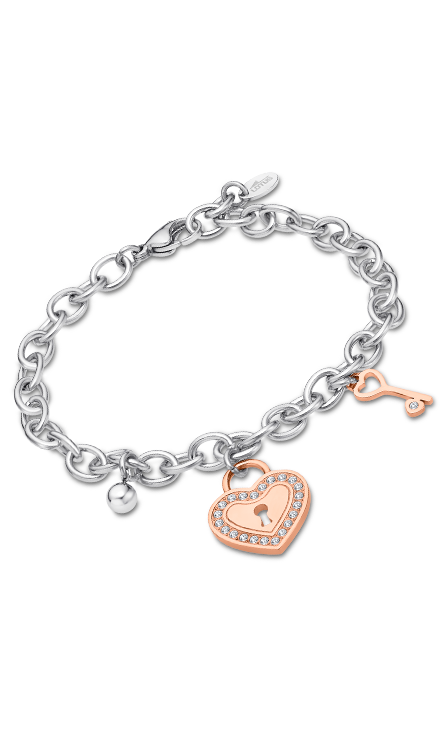 Bracelet acier Lotus dame