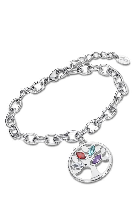 Bracelet acier Lotus dame