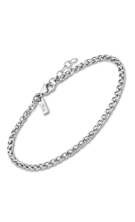 Bracelet acier Lotus homme